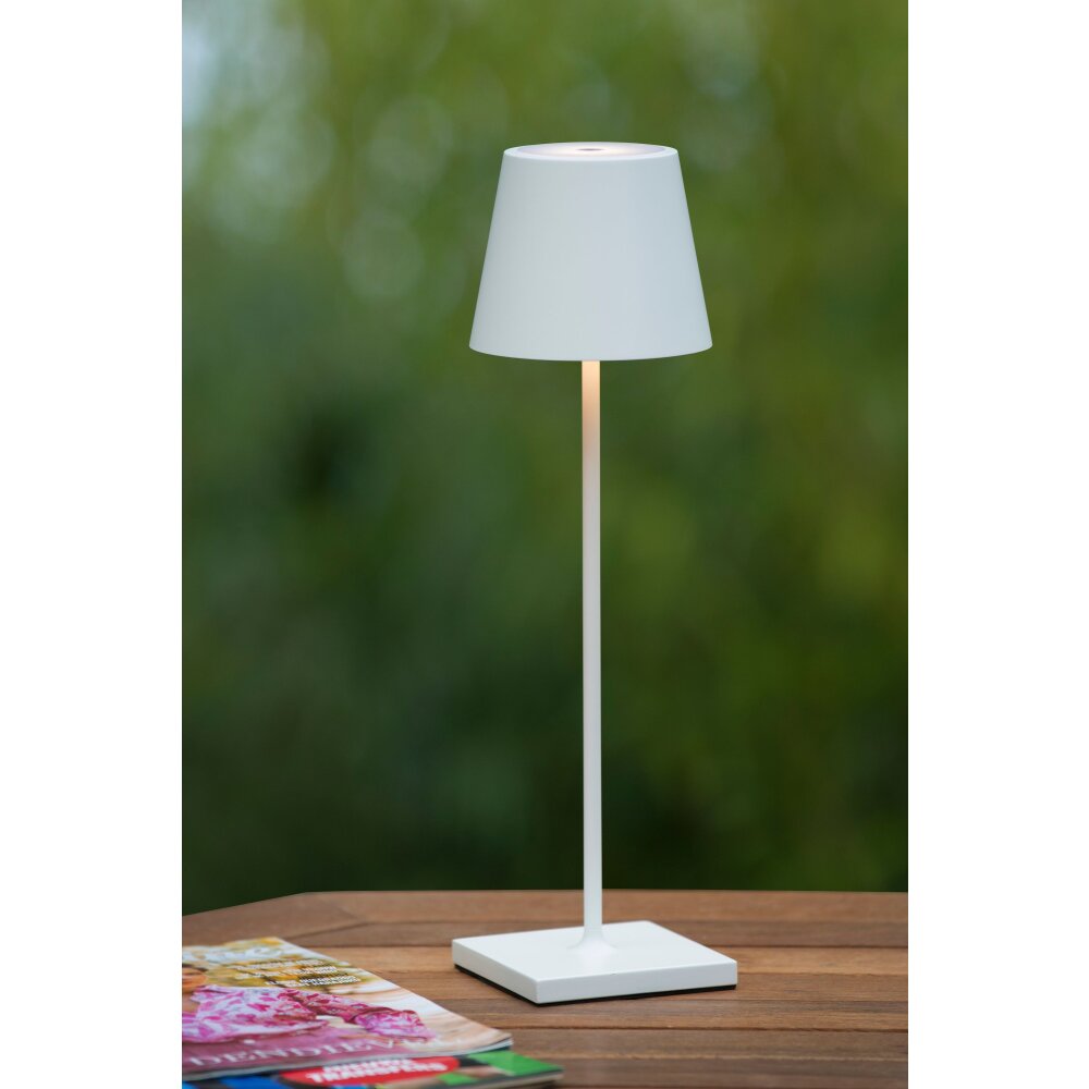 Lucide JUSTIN Tafellamp voor buiten LED Wit, 1-licht main product photo