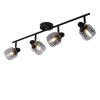 Lucide BJORN Plafondlamp Zwart, 4-lichts