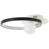 Brilliant Atlanta Plafondlamp LED Zwart, 1-licht