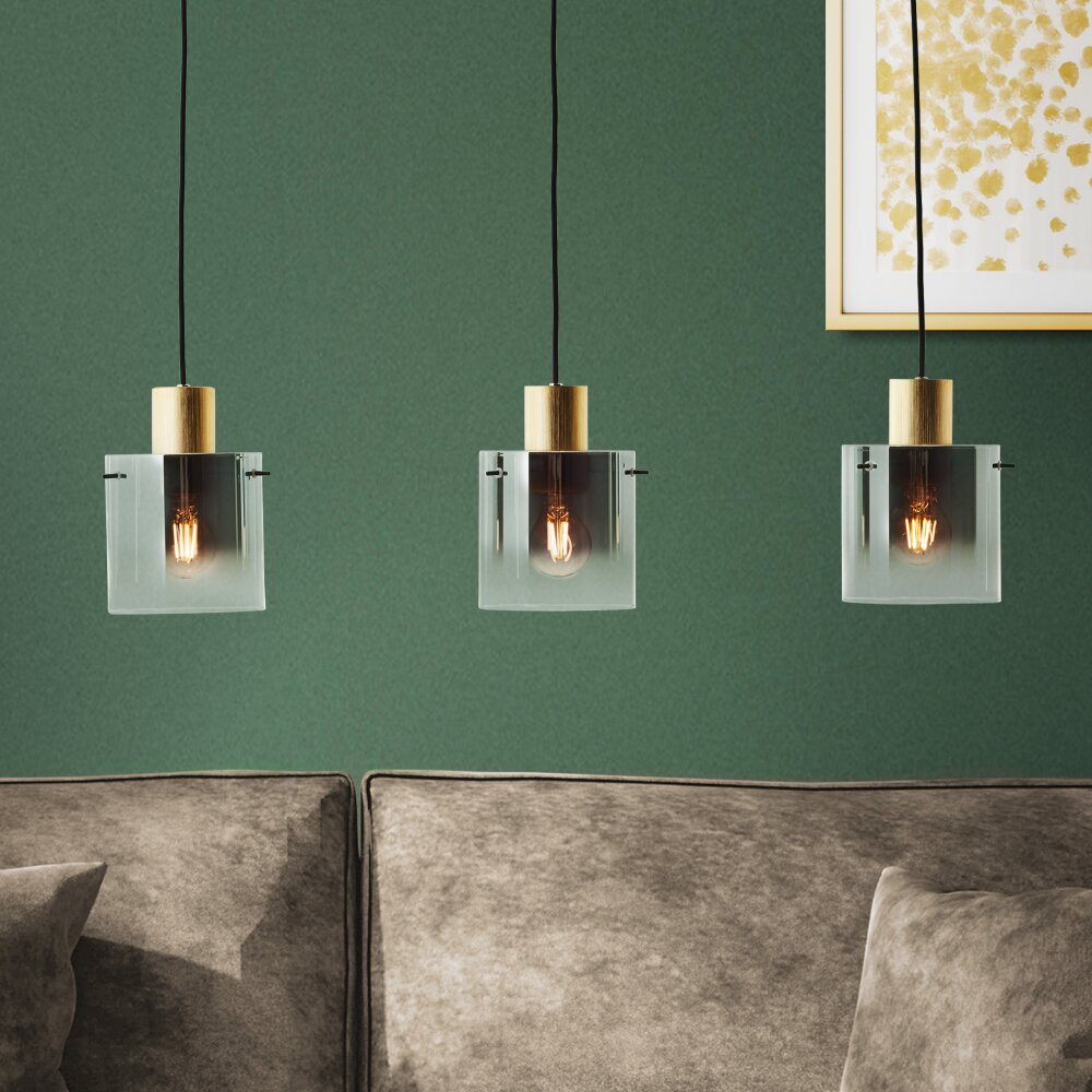 Brilliant Osaki Hanglamp Goud, 3-lichts main product photo