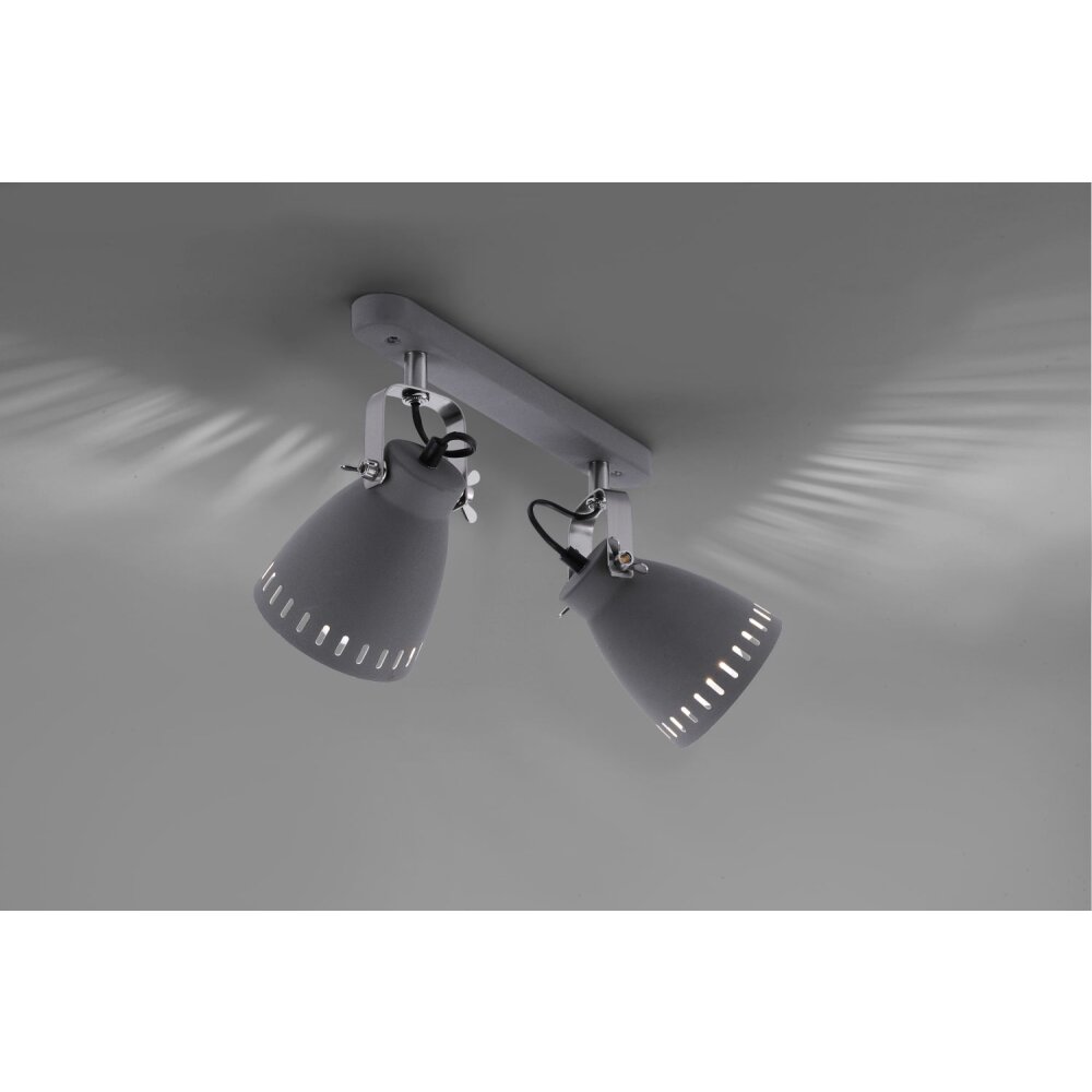 Leuchten-Direkt EVA Plafondlamp Grijs, 2-lichts main product photo