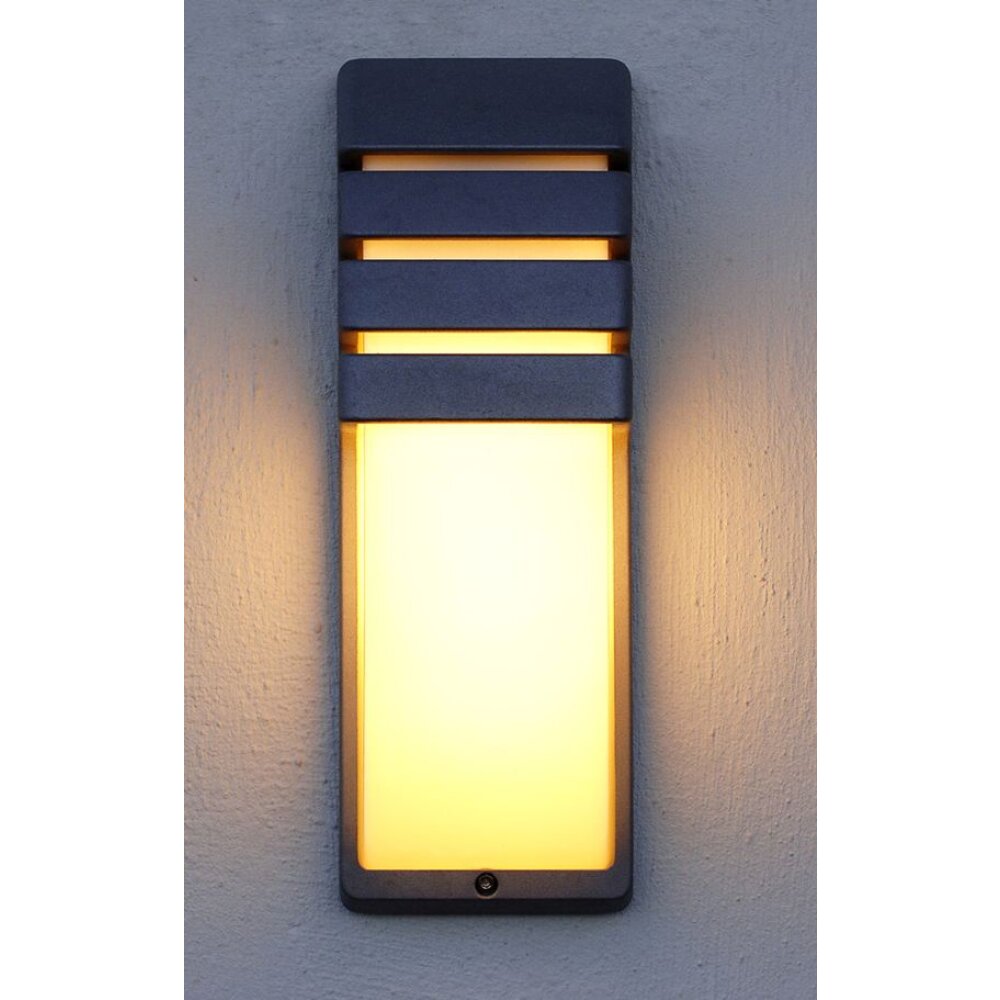 Lutec CITY Buiten muurverlichting Antraciet, 1-licht