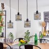 Tobuna Hanglamp Zwart, 4-lichts