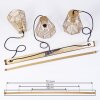Cassils Hanglamp Goud, 3-lichts