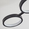Carrisito Plafondlamp LED Zwart, 1-licht