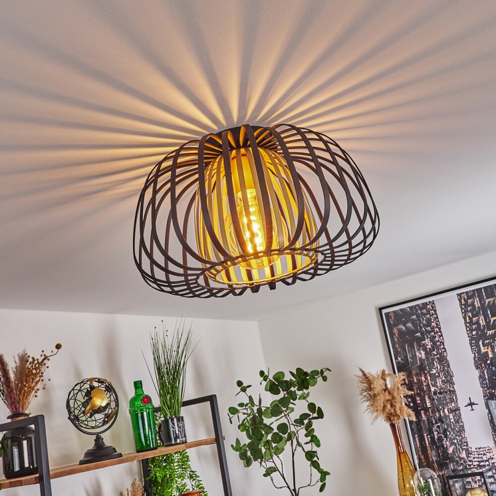Dudignac Plafondlamp Zwart, 1-licht main product photo