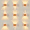 Badajoz Muurlamp Natuurlijke kleuren, Wit, 1-licht