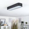 Iriondo Plafondlamp LED Zwart, 1-licht, Afstandsbediening
