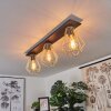 Cenova Plafondlamp Zwart, 3-lichts