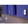 Lutec UBLO Buiten muurverlichting LED Zilver, 1-licht