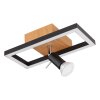 Globo IDA Muurlamp LED Zwart, Wit, 2-lichts