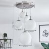 Cochuna Hanglamp Nikkel mat, 5-lichts