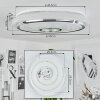 Vallecito Plafondlamp LED Wit, 1-licht