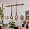 Verbania Hanger Natuurlijke kleuren, Zwart, 4-lichts