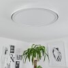 Telsen Plafondpaneel LED Wit, 2-lichts, Afstandsbediening, Kleurwisselaar