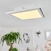 Telsen Plafondpaneel LED Wit, 2-lichts, Afstandsbediening, Kleurwisselaar