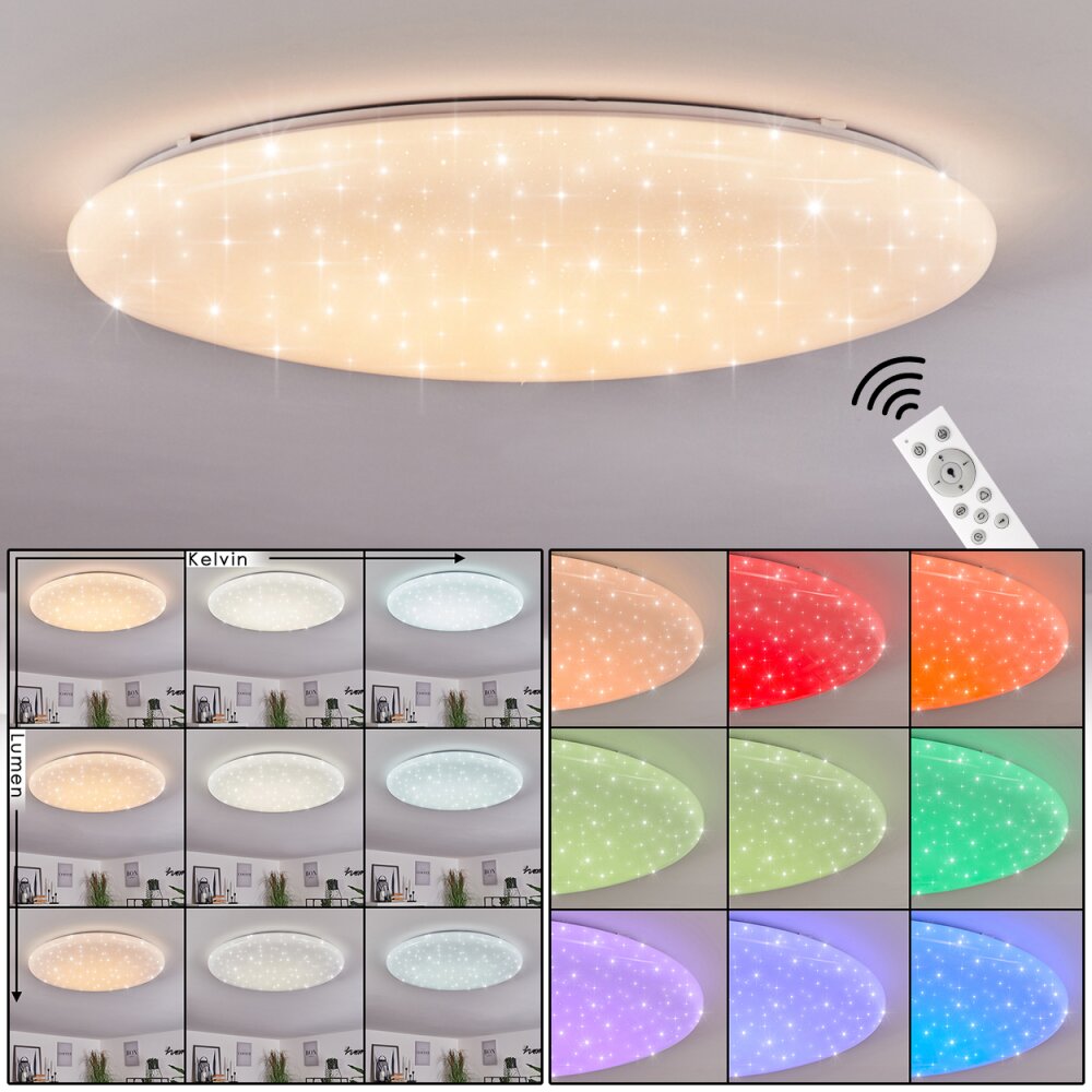 Mixta Plafondpaneel LED Wit, 1-licht, Afstandsbediening, Kleurwisselaar main product photo