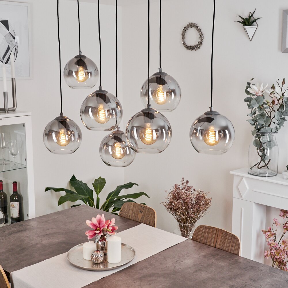 Leissigen Hanglamp Oud zilver, 7-lichts main product photo