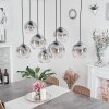 Leissigen Hanglamp Oud zilver, 7-lichts