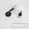 Magnano Hanger Zwart, 1-licht