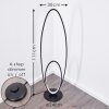 Harpeth Staande lamp LED Zwart, 1-licht