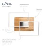 Elobra Panama Plafondlamp LED Natuurlijke kleuren, 2-lichts, Afstandsbediening