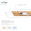 Elobra Panama Plafondlamp LED Natuurlijke kleuren, 2-lichts