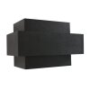 Steinhauer Muro Muurlamp LED Zwart, 2-lichts