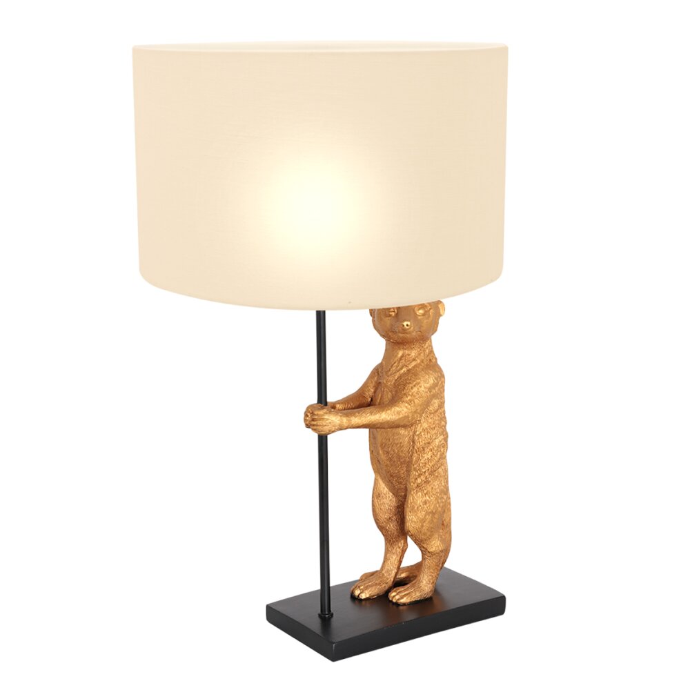 Steinhauer Animaux Tafellamp Goud, Zwart, 1-licht main product photo