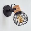 Bridgeport Muurlamp Zwart, 1-licht