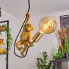 Suardi Hanger Goud, Zwart, 1-licht