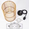 Calchines Hanger Zwart, 1-licht