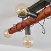Burruyaco Plafondlamp Grijs, Natuurlijke kleuren, 4-lichts
