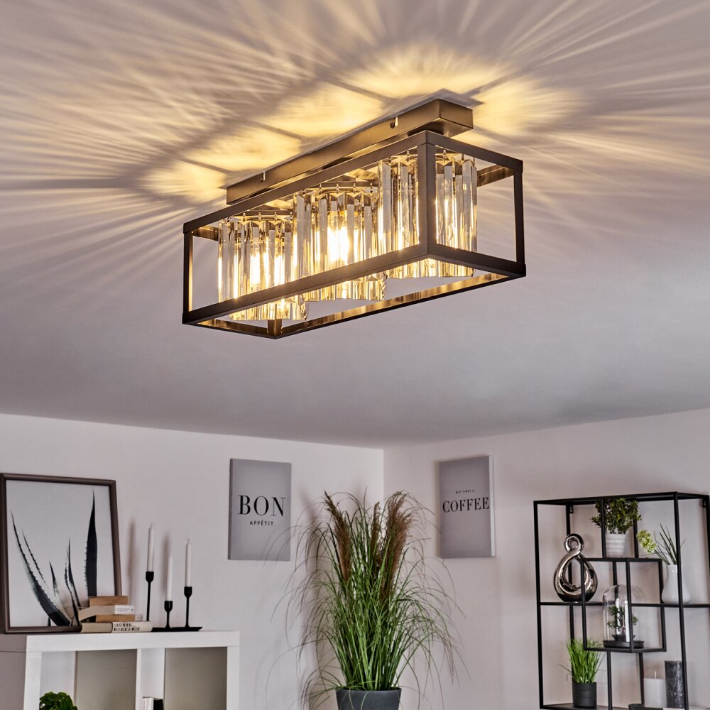 Barracon Plafondlamp Zwart, 3-lichts main product photo
