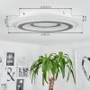 Wawo Plafondpaneel LED Wit, 1-licht, Afstandsbediening