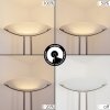 Urama Staande lamp Nikkel mat, 2-lichts