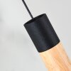 Cerrizal Hanglamp Natuurlijke kleuren, Zwart, 3-lichts