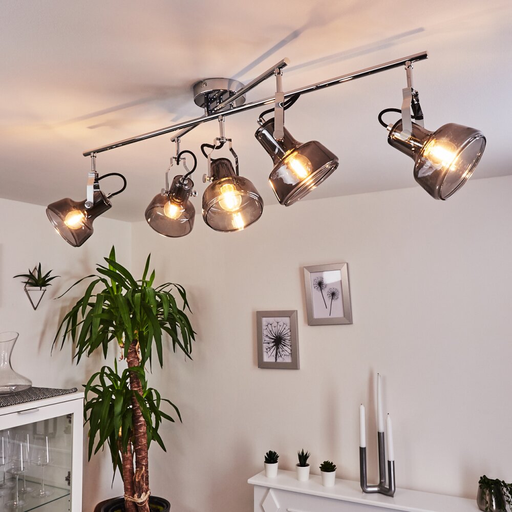 Lulea Plafondlamp Chroom, 5-lichts main product photo