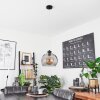 Andeer Hanger Zwart, 1-licht