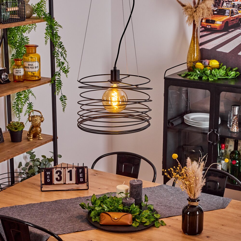 Tobuna Hanger Zwart, 1-licht main product photo