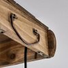 Avestruz Plafondlamp Natuurlijke kleuren, Zwart, 6-lichts