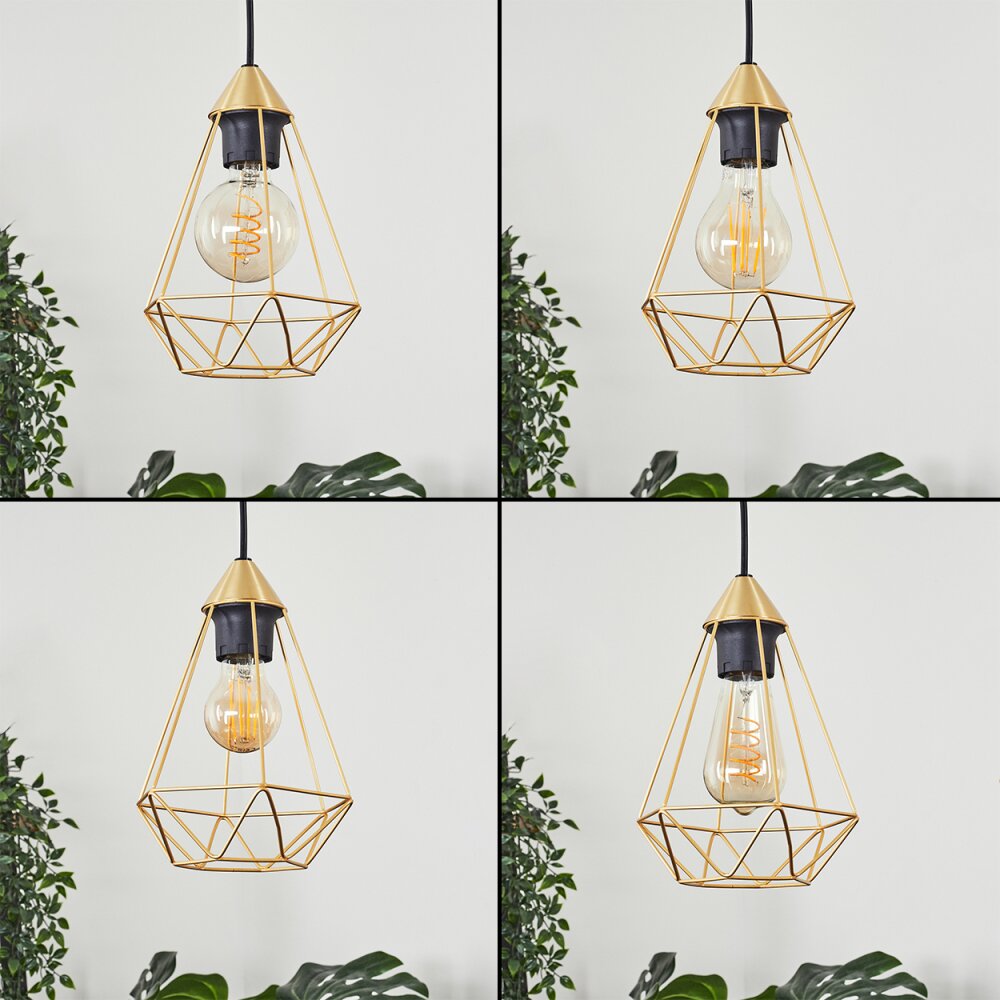 Cenova Hanglamp Messing, 3-lichts