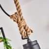 Nacate Hanger Natuurlijke kleuren, Zwart, 1-licht