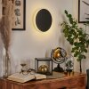 Comallo Muurlamp LED Zwart, Wit, 1-licht