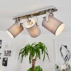Puelches Plafondlamp Nikkel mat, 3-lichts