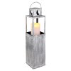 Globo Solarlamp LED Oud zilver, 1-licht