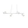 Trio MARLEY Hanglamp Wit, 4-lichts