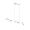 Trio MARLEY Hanglamp Wit, 6-lichts