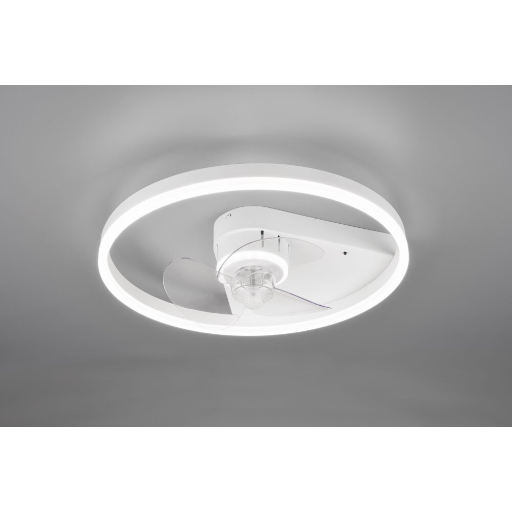 Reality Borgholm plafondventilator LED Wit, 1-licht, Afstandsbediening main product photo