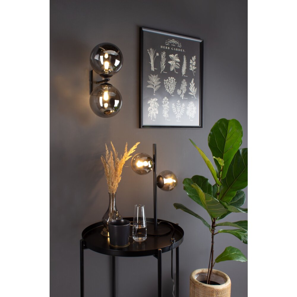 Luce Design NEPTUN Muurlamp Zwart, 2-lichts main product photo